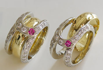 Wedding and engagement rings by Toronto Jeweller Alexandra Schleicher